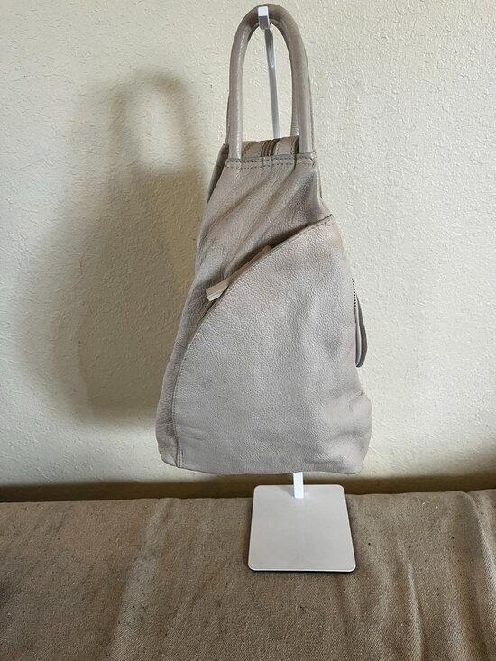 Free People We The Free Champagne BoHo Leather SoHo Convertible Sling Back Pack main image 5